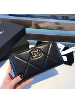 CHANEL 19 ZIPPER WALLET